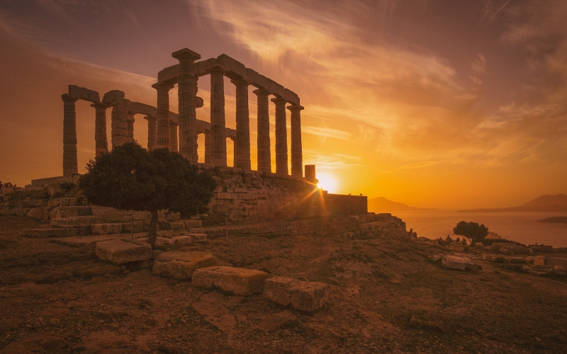 sunset-sounio